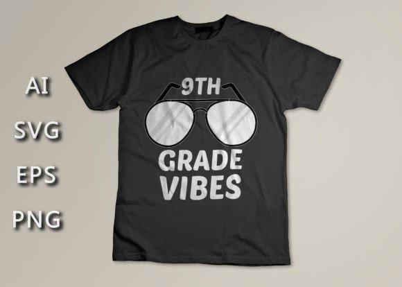 9TH Grade Vibes Back to School T-Shirt: Capturing the Freshman Spirit for a New Generation