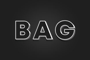 Bag 3D Text Style Effect PSD: A Practical Tool for Streamlined Design Workflows