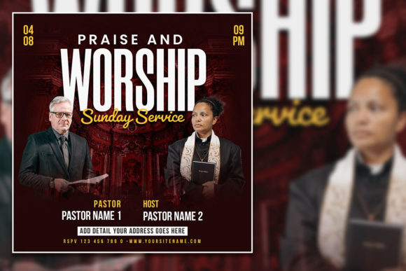 Dark Style Church Social Media Post: A Fresh Way to Reach Your Congregation Online