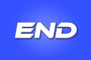 End Text Style Effect PSD – A Practical Design Tool for Creatives