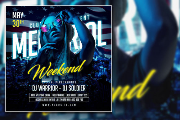 How to Build Your Memorial Day Weekend Social Media Post and Event Strategy Around a Fully Editable Flyer