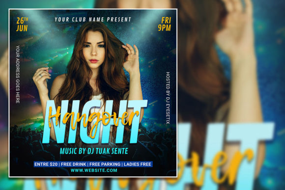 How to Create a Modern Night Party Social Media Post That Gets Attention
