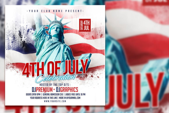 How to Create a Standout 4th of July Campaign with Customizable Flyer and Social Media Templates