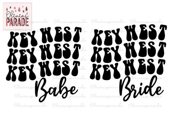 Key West Bride Babe Groovy Svg – The Ultimate Design for Florida Bachelorette Girls Trip