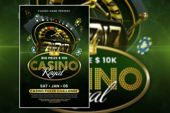 Modern Casino Royal Poster Template: Design & Customization Guide