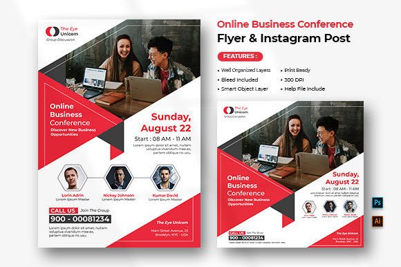 Online Business Conference Flyer Template: A Practical Evaluation for Your Branding Needs