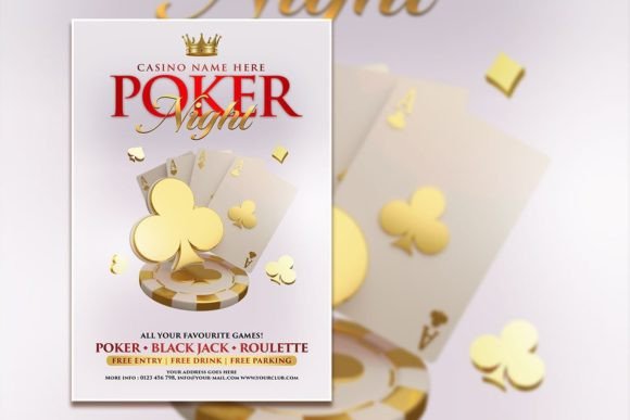 Poker Night Flyer Template Guide